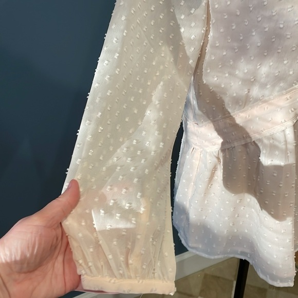 Loft Light Apricot Small Lined Blouse - Picture 5 of 9